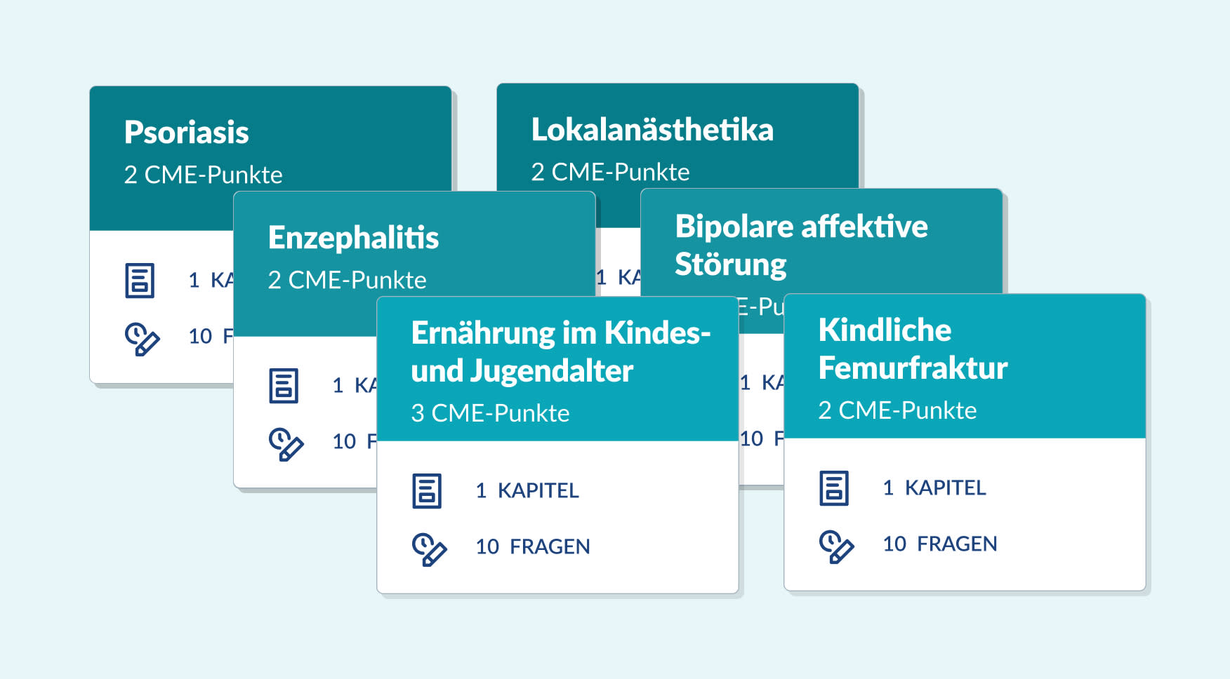 AMBOSS CME-Kurse Auswahl